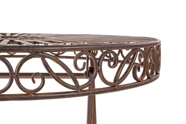 Masa pliabila de gradina / terasa din metal, Melanie Maro, Ø70xH75 cm (1)