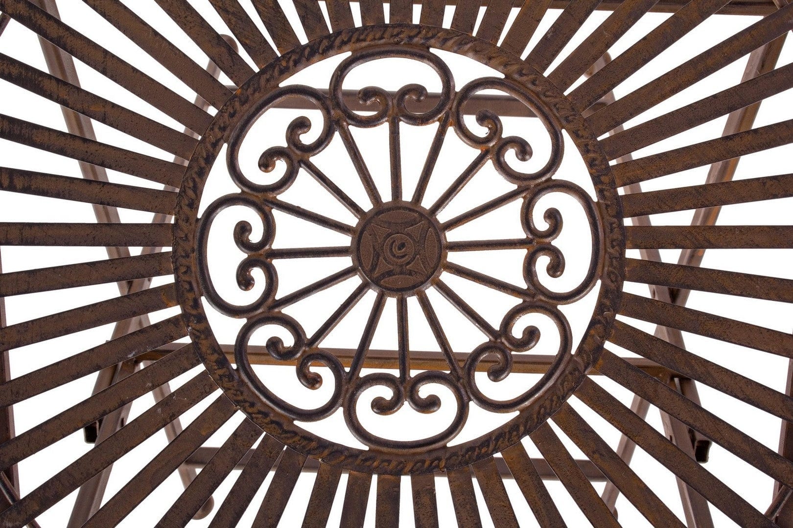 Masa pliabila de gradina / terasa din metal, Melanie Maro, Ø70xH75 cm (2)