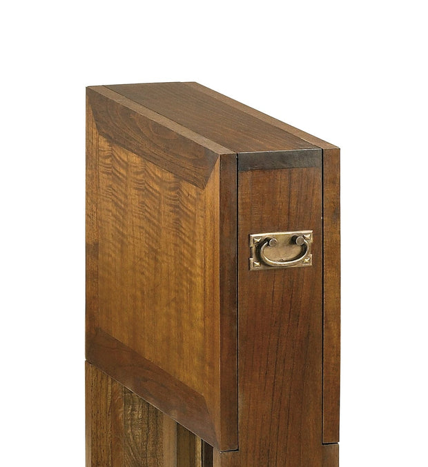 Masa pliabila din lemn si furnir, Star Small Nuc, L90xl50xH78 cm (4)