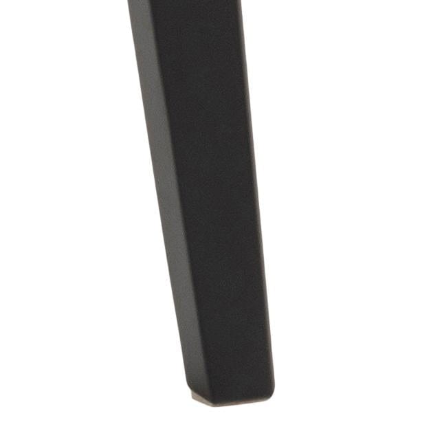 Masa rotunda din MDF, furnir si lemn, Roxby Negru, Ø105xH76 cm (3)