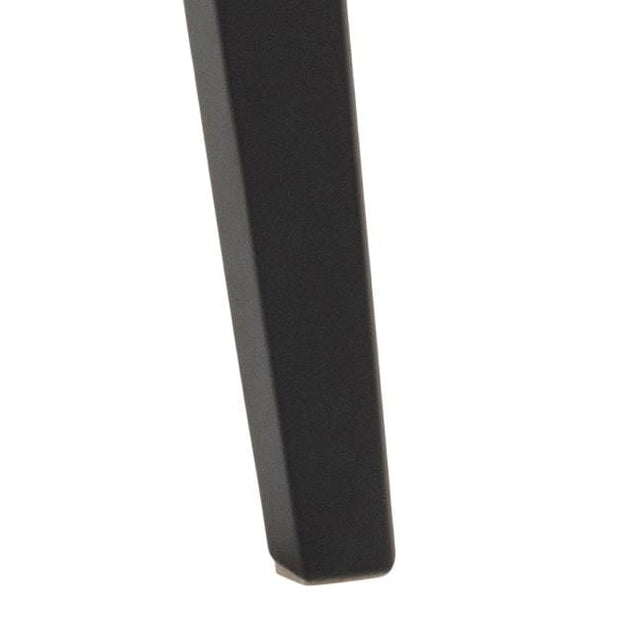 Masa rotunda din MDF, furnir si lemn, Roxby Negru, Ø105xH76 cm (3)