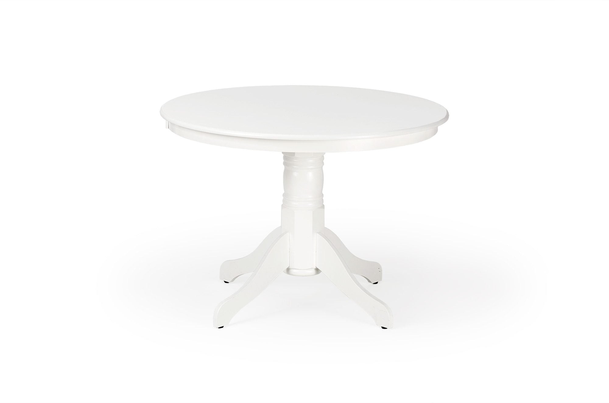 Halmar Masa rotunda din MDF si lemn Glaucio Alb, Ø106xH75 cm