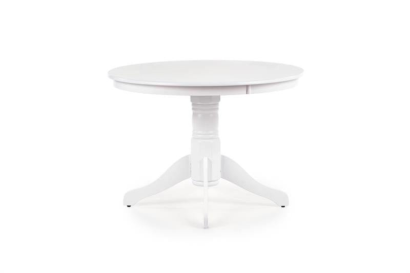 Halmar Masa rotunda din MDF si lemn Glaucio Alb, Ø106xH75 cm