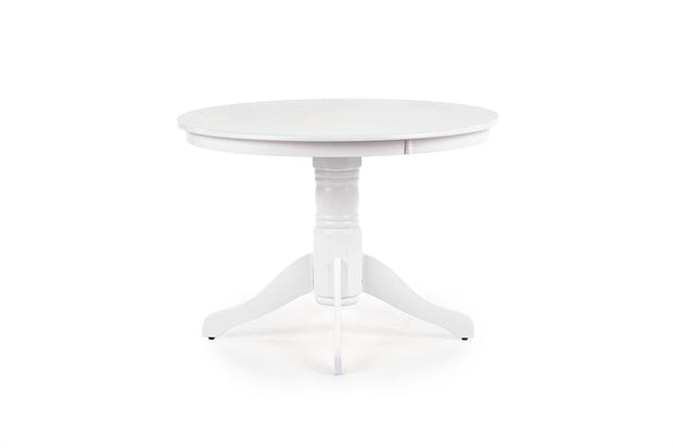 Halmar Masa rotunda din MDF si lemn Glaucio Alb, Ø106xH75 cm