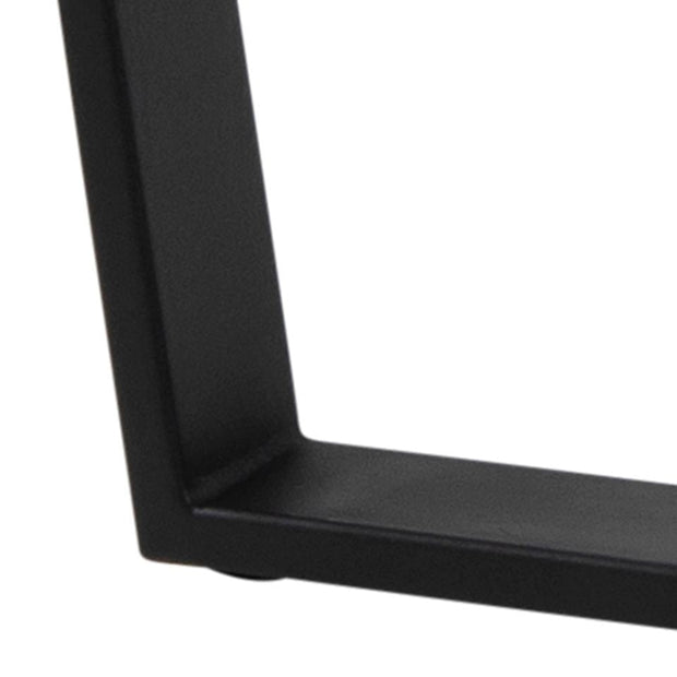 Masa rotunda din pal si metal, Amble Negru, Ø110xH75 cm (8)