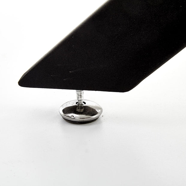 Halmar Masa rotunda din sticla, MDF si metal, Avelyn Negru / Alb, Ø120xH76 cm