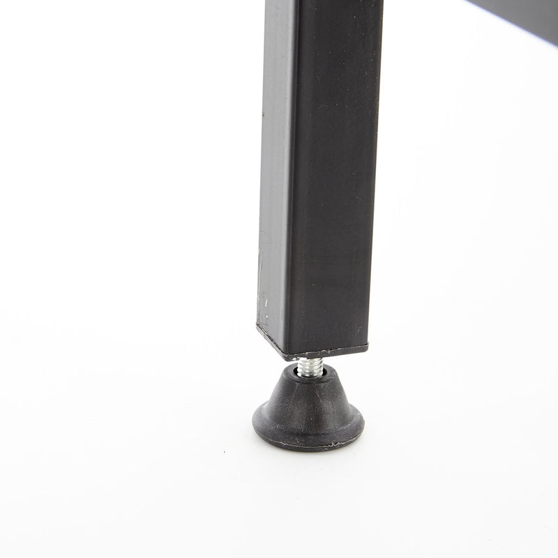 Masa de birou cu etajera, din pal si metal Narcis B2 Stejar Sonoma / Negru, L84xl46xH142 cm (2)