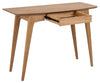 Masa de birou din lemn si furnir, cu 1 sertar, Woodstock Stejar, L105xl45xH74 cm (4)
