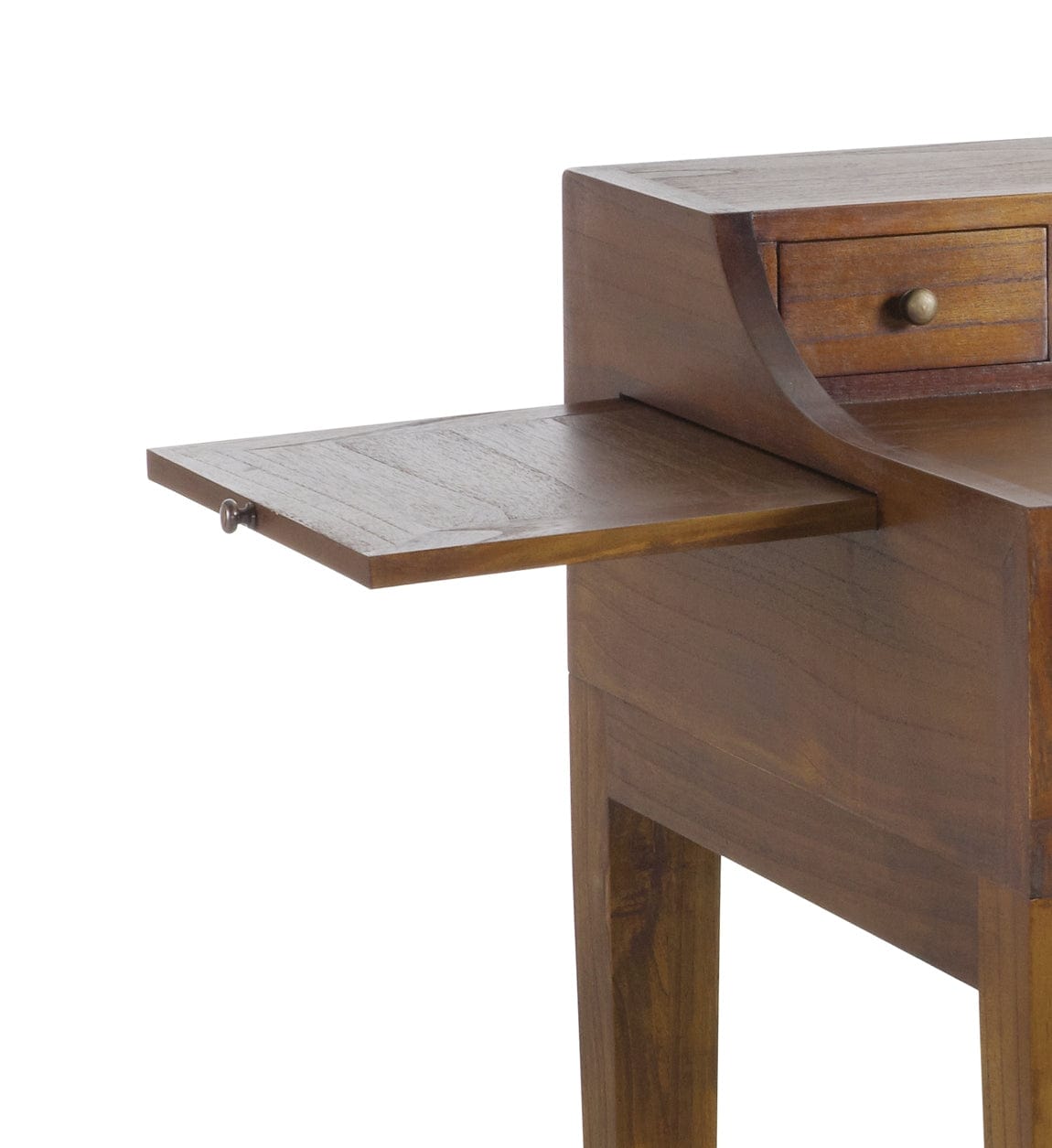Masa de birou din lemn si furnir, cu 6 sertare, Star Nuc, L125xl70xH89 cm (2)