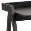 Masa de birou din lemn si furnir, Miso Negru Mat, L126,6xl51,6xH80 cm (5)