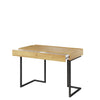 Masa de birou din pal, cu 2 sertare, pentru copii si tineret, Teen Flex TF615 Small Natural / Negru, L110xl61xH76 cm (1)