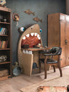 Masa de birou din pal, pentru copii, Pirate Shark Maro, L102xl61xH158 cm (4)