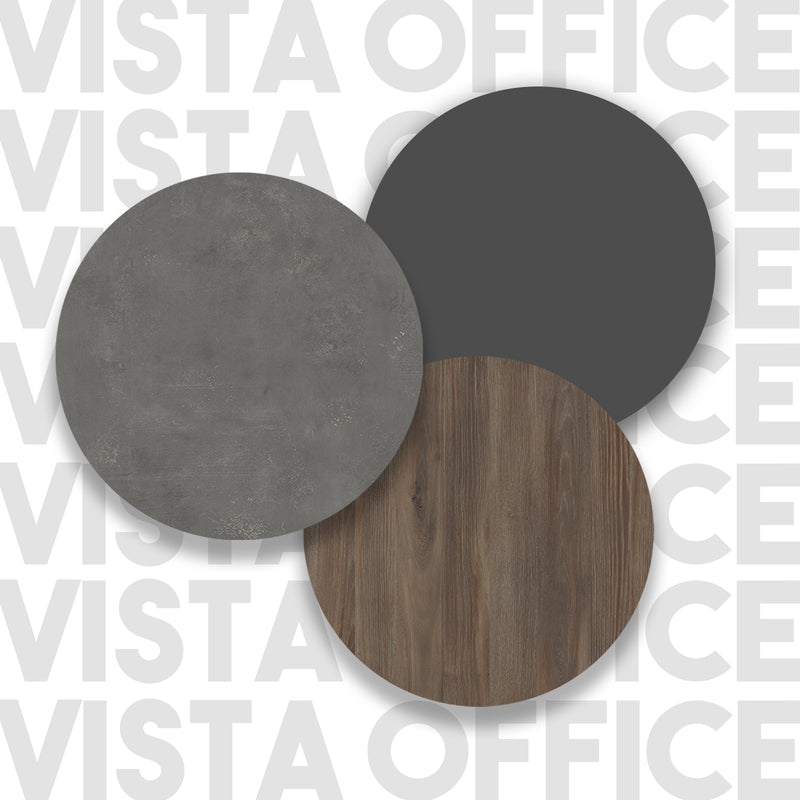 Masa de birou din pal, Vista VS1-CGA Gri / Antracit, L180xl89,5xH75 cm (4)