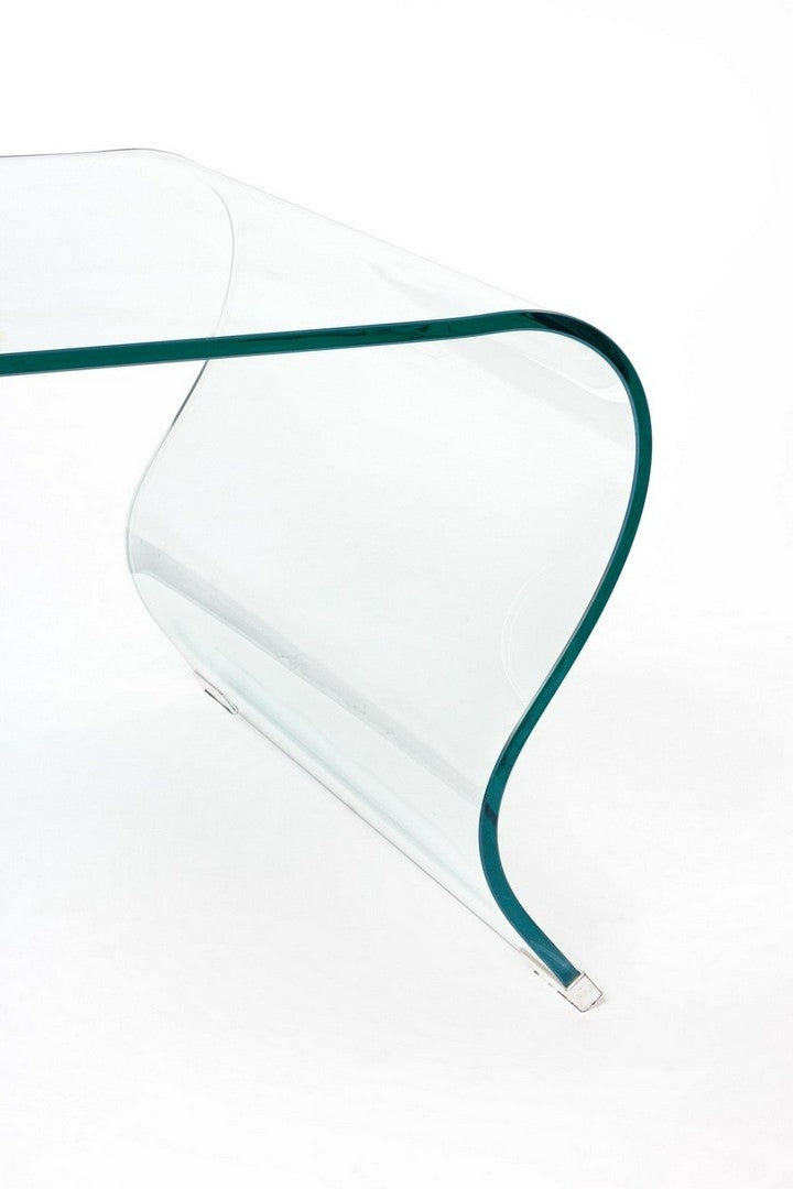 Masa de cafea din sticla, Iride II Rectangular Transparent, L120xl60xH42 cm (4)