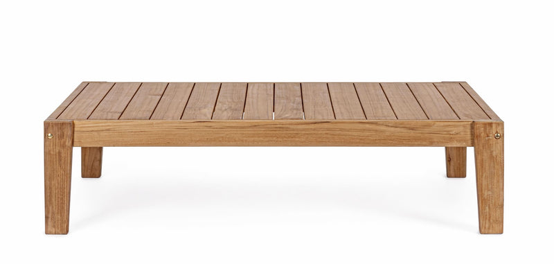 Masa de cafea pentru gradina / terasa, din lemn de tec, Kobo Natural, L120xl80xH30 cm (13)