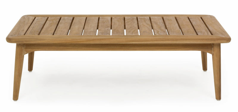 Masa de cafea pentru gradina / terasa, din lemn de tec, Ninfa-Xenia Natural, L120xl70xH35,5 cm (17)