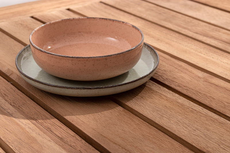 Masa de cafea pentru gradina / terasa, din lemn de tec, Ninfa-Xenia Natural, L120xl70xH35,5 cm (12)