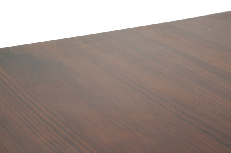 Masa din lemn de pin si metal Harlem Nuc, L140xl80xH75 cm (4)