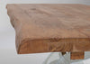 Masa extensibila din lemn de salcam si metal Arkansas Natural / Crom, L180-260xl90xH77 cm (8)