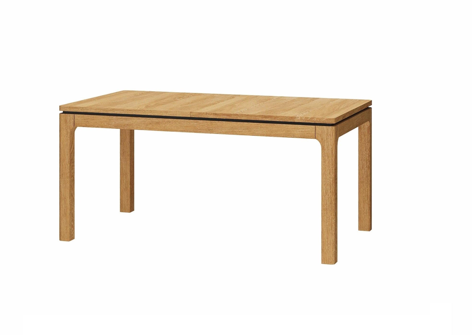 Set de mobila dining din pal, furnir si lemn, 4 piese Porto Stejar Auriu (9)