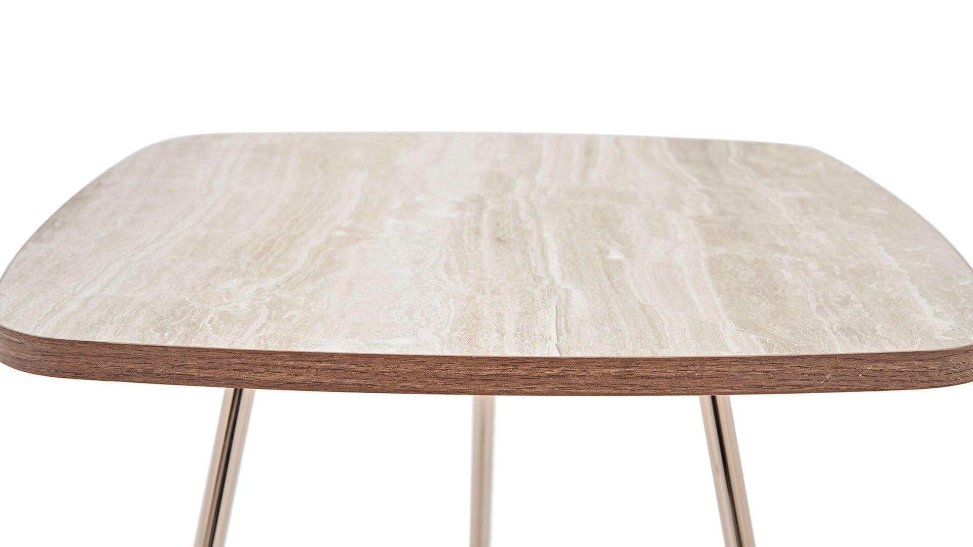 Dogtas Masuta suport telefon, din pal si metal, Brita Big Crem / Alama, L50,1xl50,1xH53,8 cm