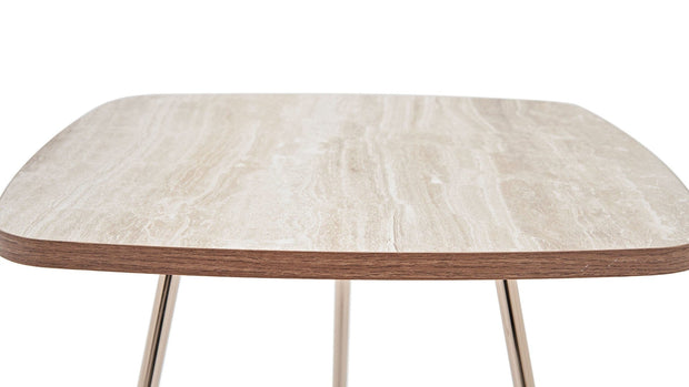 Dogtas Masuta suport telefon, din pal si metal, Brita Big Crem / Alama, L50,1xl50,1xH53,8 cm