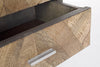 Noptiera din lemn de mango si metal, cu 3 sertare, Norwood Natural, l45xA33xH60 cm (4)