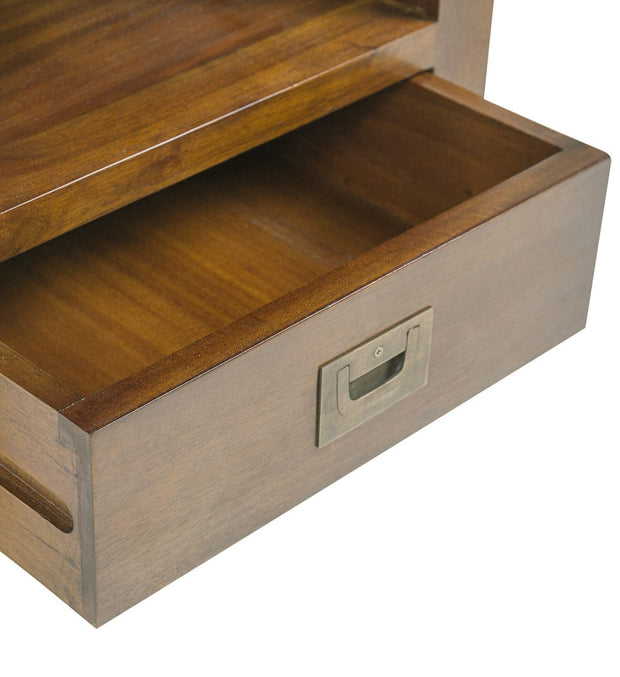 Noptiera din lemn si furnir, cu 4 sertare, Flamingo Large Nuc, l50xA40xH60 cm (2)