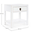 Noptiera din MDF, cu 1 sertar, Pechino Alb, l46,5xA34xH50,5 cm (2)