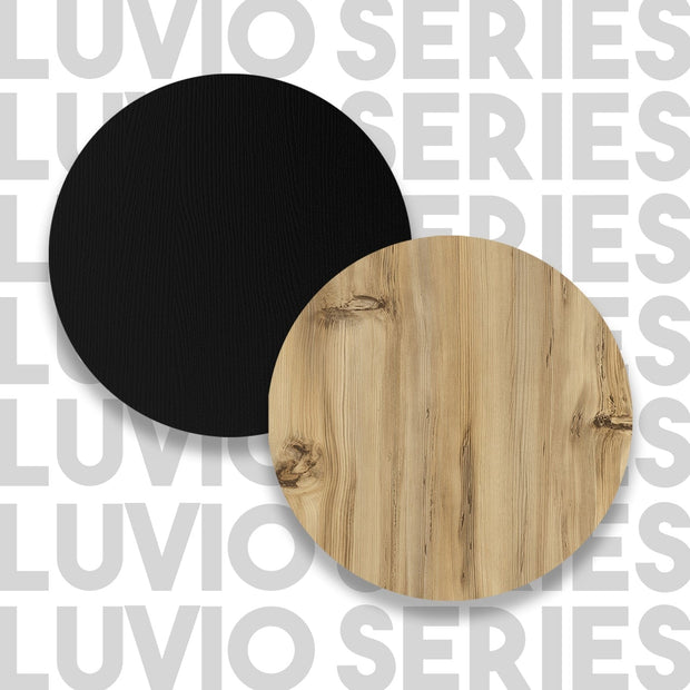 Asir Noptiera din pal, cu 1 sertar Luvio LV26-KL Stejar / Negru, l40xA35,5xH46,3 cm