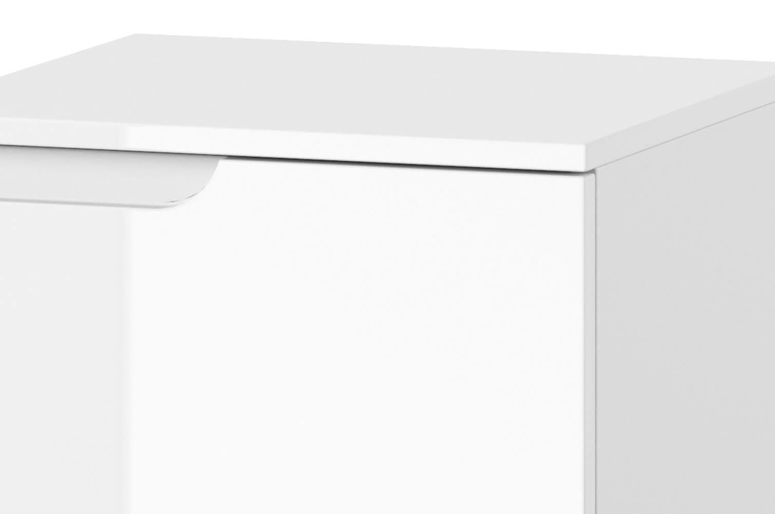 Szynaka Noptiera din pal si MDF, cu 2 sertare Gabrielle 32 Alb, l42xA40xH47 cm