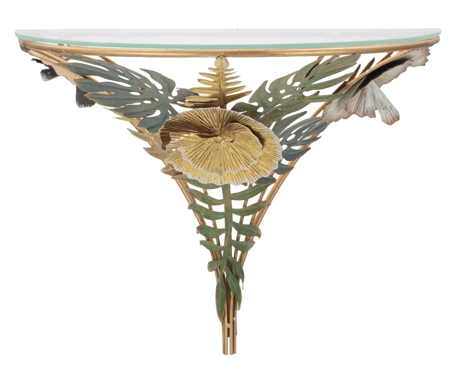 Mauro Ferretti Noptiera suspendata din metal si sticla, Amaz Multicolor, l44,5xA24,5xH34,5 cm