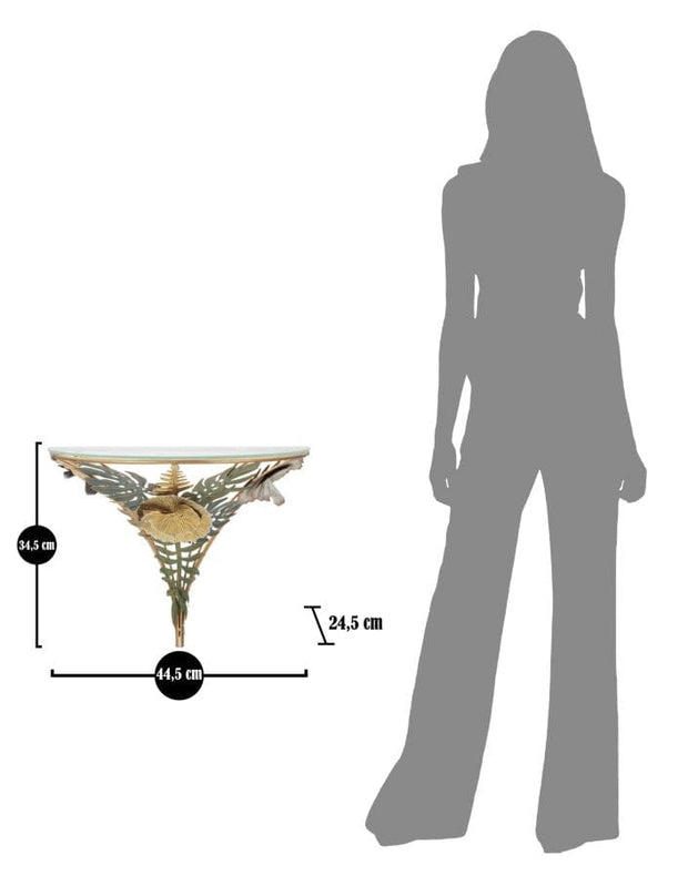 Noptiera suspendata din metal si sticla, Amaz Multicolor, l44,5xA24,5xH34,5 cm (6)