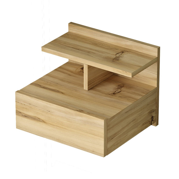 Noptiera suspendata din pal, cu 1 sertar Luvio LV28-KE Stejar, l40xA35,6xH32 cm (5)