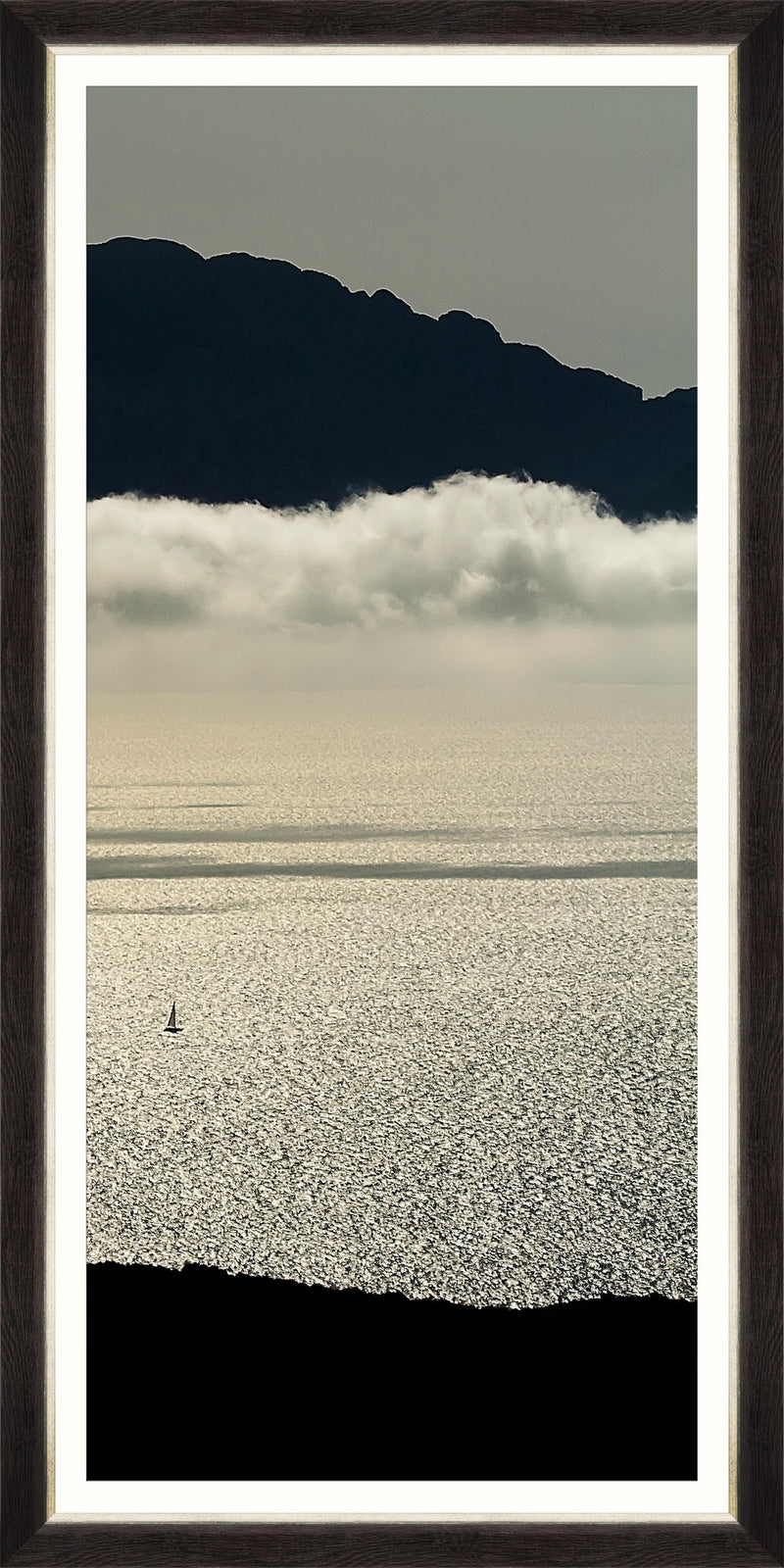 Tablou 3 piese Framed Art Ocean And Clouds (2)