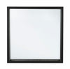 Oglinda decorativa cu rama din lemn de Paulownia, Tiziano Square Negru, l52xH52 cm