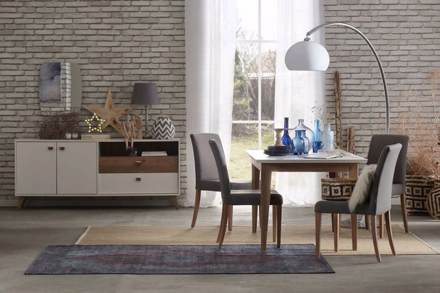 Dogtas Oglinda decorativa cu rama din pal Mayer Stejar, l53xH65 cm