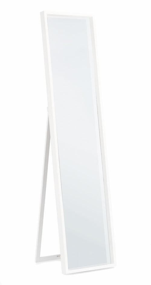 Oglinda decorativa de podea cu rama din lemn de Paulownia, Tiziano Rectangle ST, l40xH170 cm