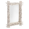 Oglinda decorativa din lemn de tec Sahel Ivoir, l90xH60 cm (1)