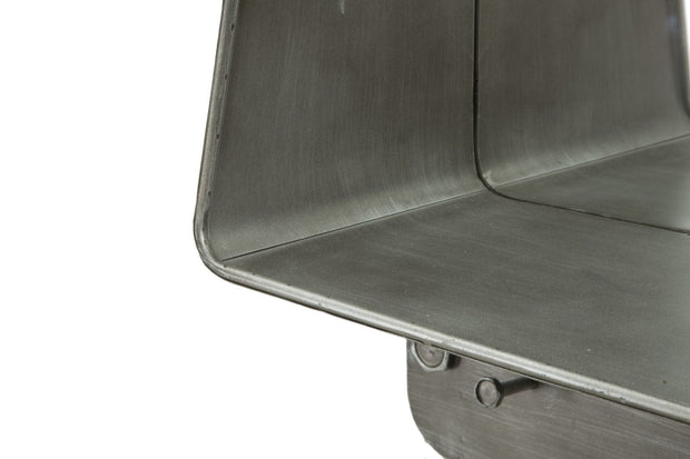 Oglinda decorativa din metal Bolt Gri inchis, l70xA19,5xH60 cm (3)