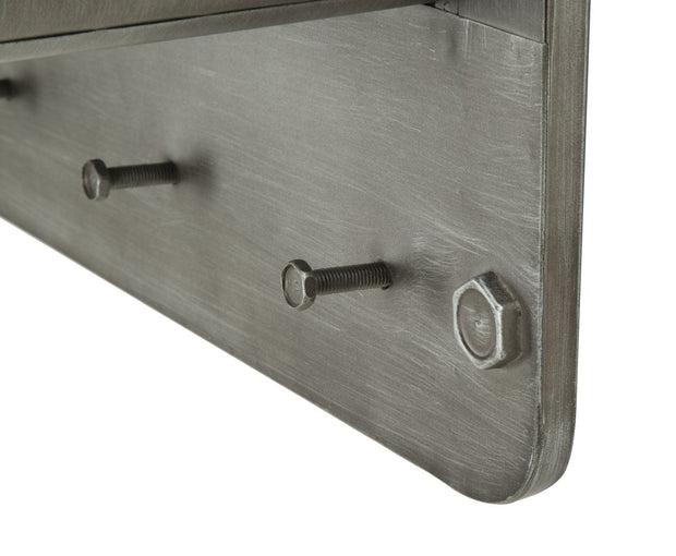 Oglinda decorativa din metal Bolt Gri inchis, l70xA19,5xH60 cm (5)