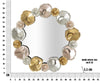 Oglinda decorativa din metal, Mixy Multicolor, Ø75,5 cm (5)