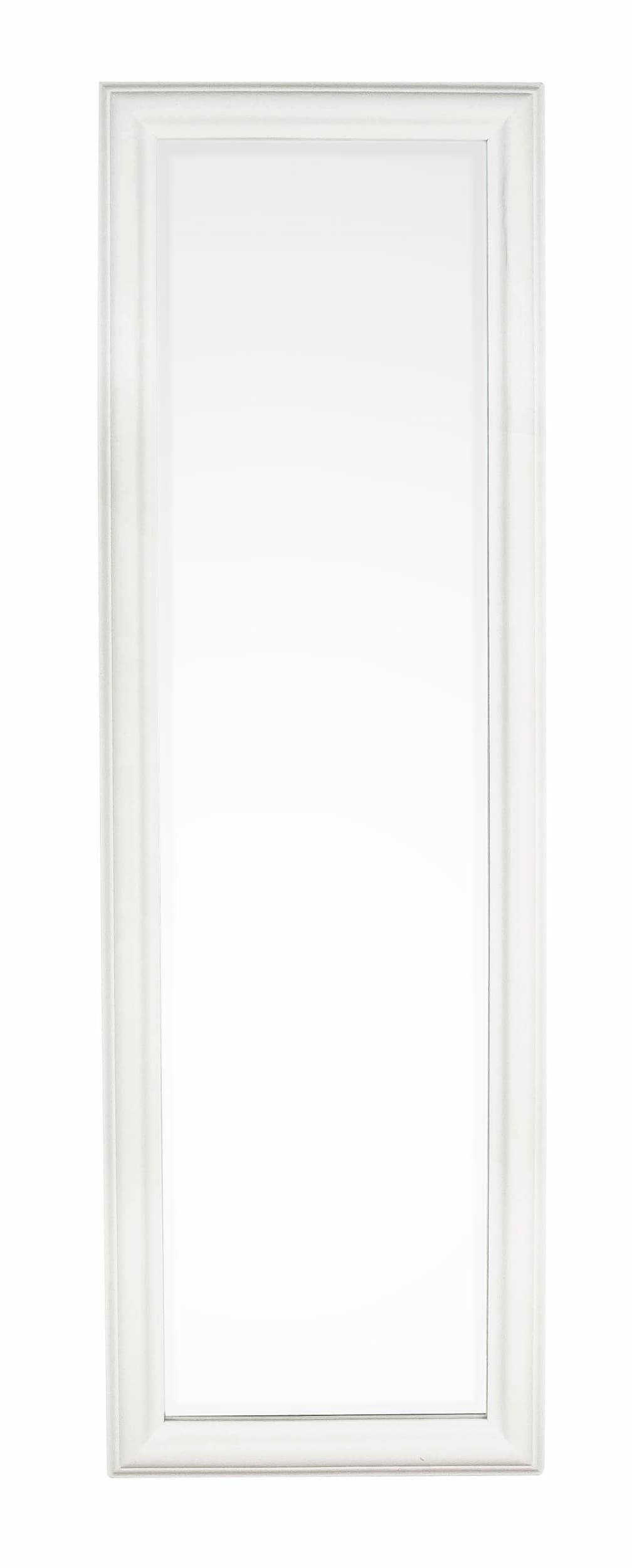 Oglinda decorativa cu rama din lemn de Paulownia, Sanzio Rectangle B Mat, l42xH132 cm (1)