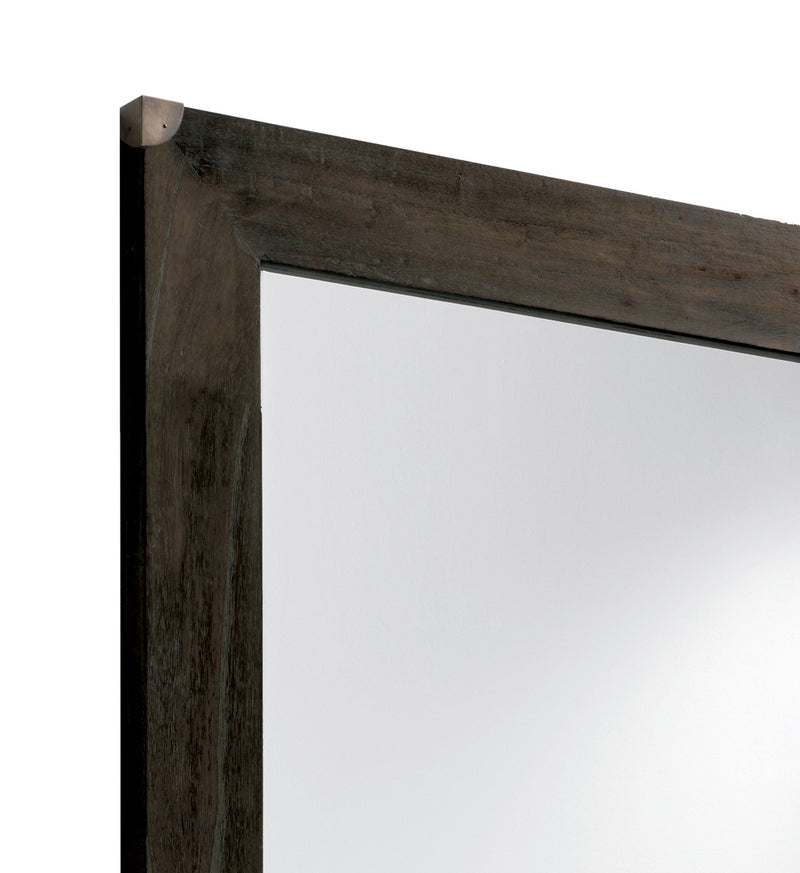 Oglinda decorativa cu rama din lemn, Industrial Tall Wenge, l80xH150 cm (1)