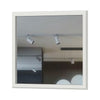 Oglinda decorativa cu rama din pal si MDF, Evergreen OG/EG Small Ivoir Mat / Pin Polar, l98xH82 cm