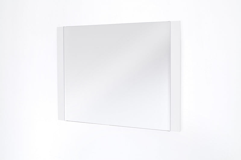 Oglinda decorativa cu rama din MDF, Romina Alb, l90xH68 cm (4)