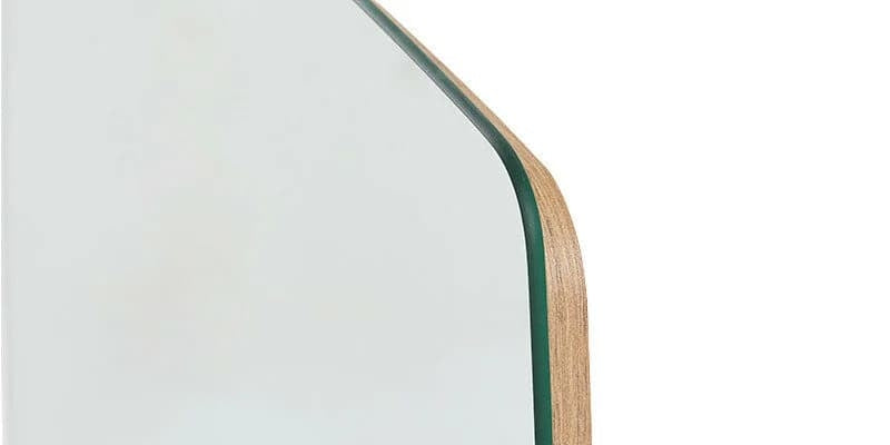 Oglinda decorativa cu rama din pal Mayer Stejar, l53xH65 cm (3)