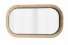 Oglinda decorativa din pal si furnir, Limbo 80 Stejar Artisan, l110xH60 cm