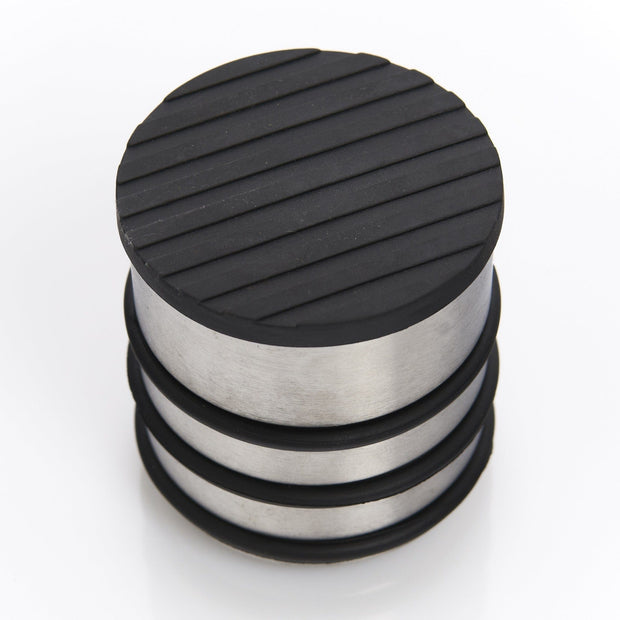 Zeller Opritor usa din metal si cauciuc, Stopper Double Crom, Ø6,5xH7 cm