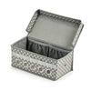 Zeller Organizator pentru accesorii si panglici decorative, din poliester, Wrap Ribbon Gri / Alb, L29xl15xH12 cm